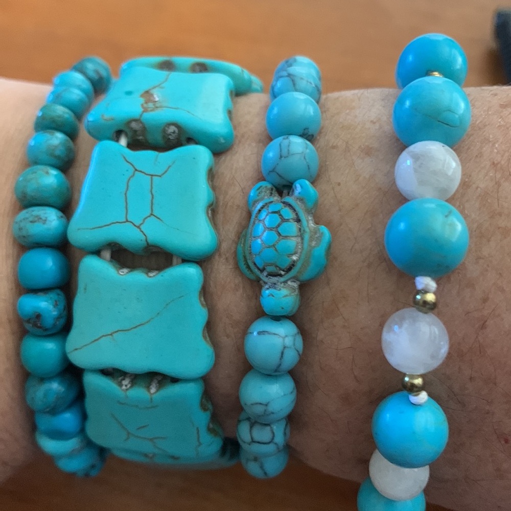Genuine stone bracelet bundle - Picture 2 of 8